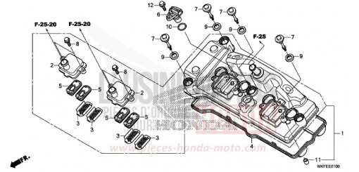 ZYLINDERKOPFDECKEL CBR1000S1K de 2019