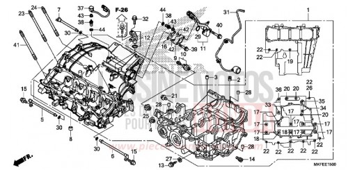 KURBELGEHAEUSE CBR1000S1K de 2019