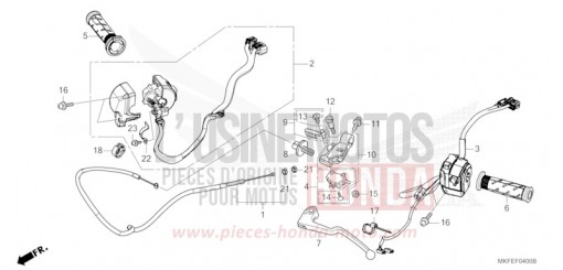 HEBELGRIFF/SCHALTER/KABEL CBR1000S1K de 2019