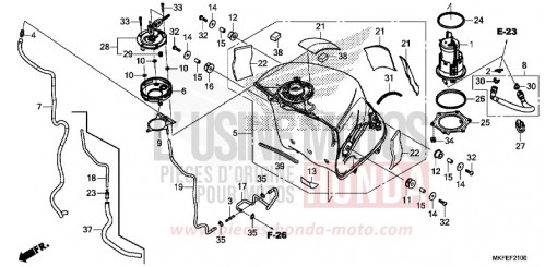 KRAFTSTOFFTANK/KRAFTSTOFFPUMPE CBR1000S1K de 2019