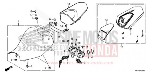 SITZ CBR1000S1K de 2019