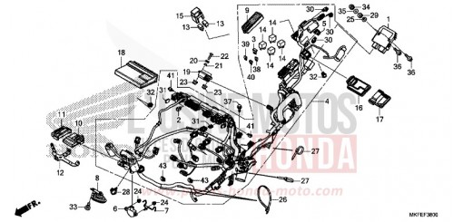 KABELBAUM CBR1000S1K de 2019