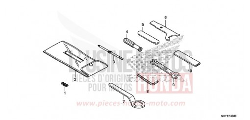 WERKZEUGE CBR1000S1K de 2019
