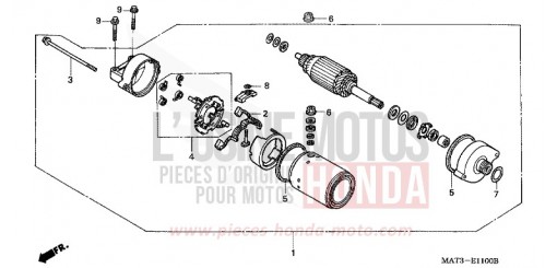 ANLASSER CBR1100XX2 de 2002