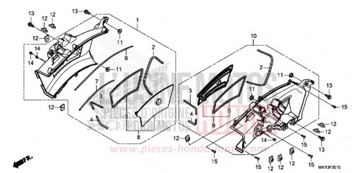 LUFTANSAUGKANAL CBR1000SPL de 2020