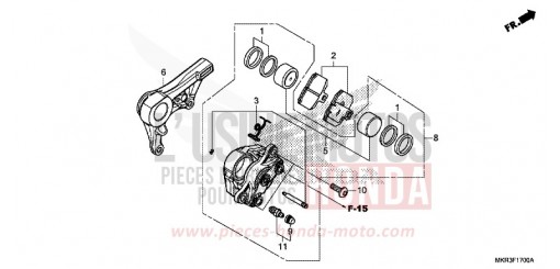 HINTERRAD-BREMSSATTEL CBR1000SPL de 2020
