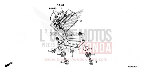 ABS-MODULATOR CBR1000SPL de 2020