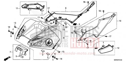 ABSCHIRMUNG CBR1000SPL de 2020
