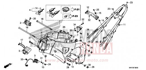 RAHMENKOERPER CBR1000SPN de 2022