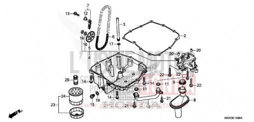 OELWANNE/OELPUMPE CBR1000SPN de 2022