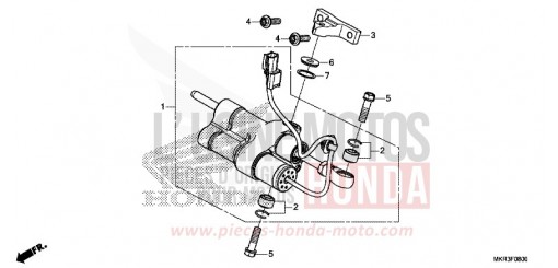 LENKUNGSDAEMPFER CBR1000SPN de 2022