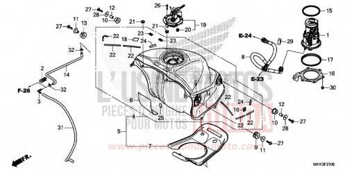 KRAFTSTOFFTANK/KRAFTSTOFFPUMPE CBR1000SPN de 2022