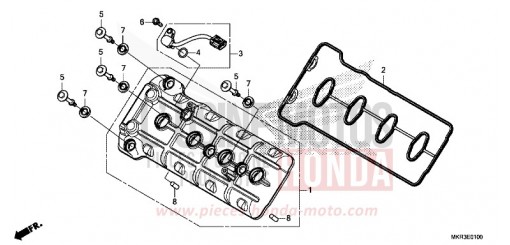 ZYLINDERKOPFDECKEL CBR1000SPN de 2022