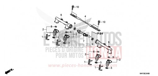 KRAFTSTOFFEINSPRITZUNG CBR1000SPN de 2022