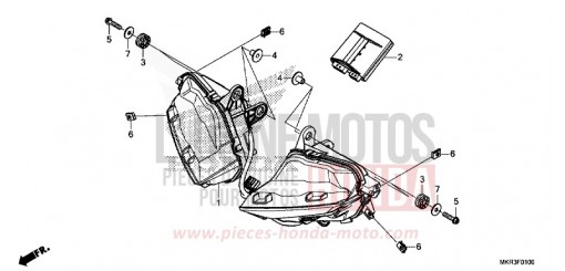SCHEINWERFER CBR1000SPN de 2022