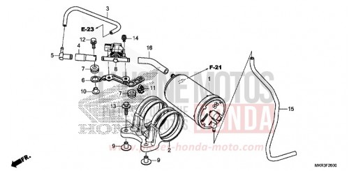 AKTIVKOHLEBEHAELTER CBR1000SPN de 2022