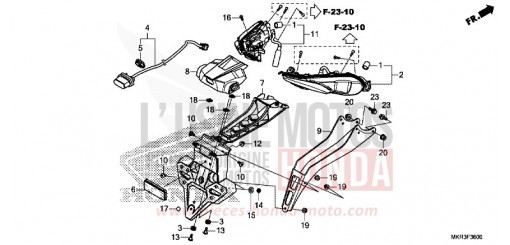 HECKLEUCHTE CBR1000SPN de 2022