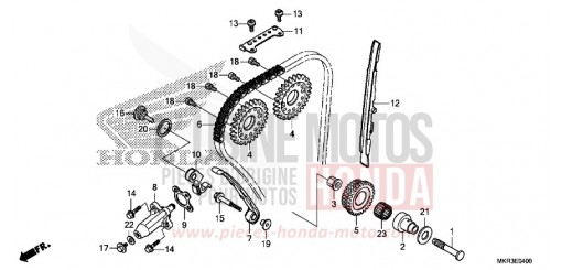 NOCKENWELLENKETTE/SPANNVORRICHTUNG CBR1000SPN de 2022