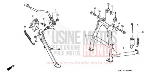 STAENDER CBR1100XX3 de 2003
