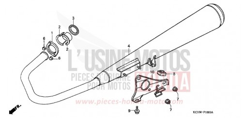 ABGAS-SCHALLDAEMPFER CG125M1 de 2001