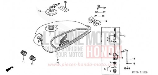 KRAFTSTOFFTANK CM125CN de 1992