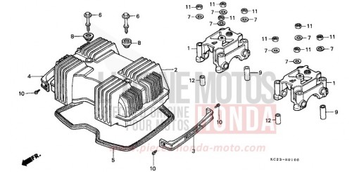 ZYLINDERKOPFDECKEL CM125CP de 1993