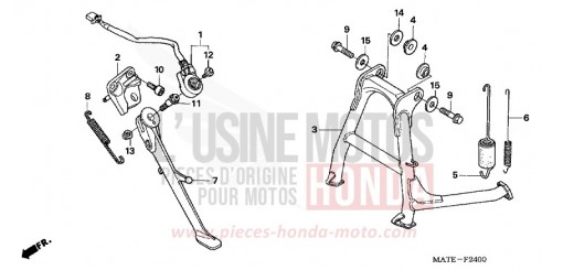 STAENDER CBR1100XX5 de 2005