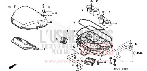 LUFTFILTER CBR1100XX5 de 2005
