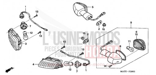 BLINKER CBR1100XX5 de 2005