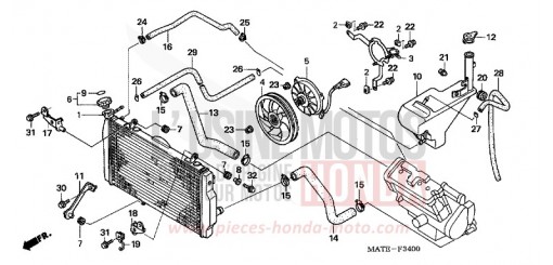 KUEHLER CBR1100XX5 de 2005