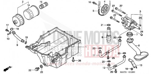OELPUMPE/OELWANNE/OELFILTER CBR1100XX6 de 2006