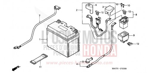 BATTERIE CBR1100XX6 de 2006