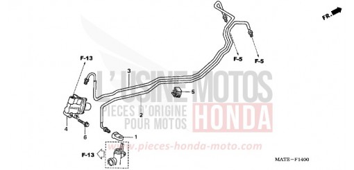 BREMSKRAFTREGELVENTIL CBR1100XX6 de 2006