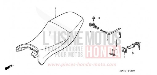 SITZ CBR1100XX6 de 2006