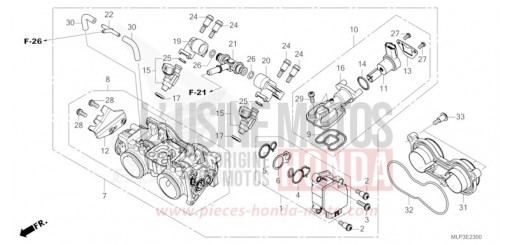 DROSSELKLAPPENGEHAEUSE CL500AP de 2023