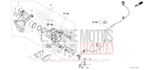 HINTERRAD-BREMSSATTEL CL500AS de 2025