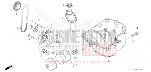 OELWANNE/OELPUMPE CL500AS de 2025