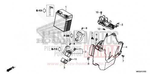 BATTERIE CMX500A2P de 2023