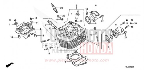 ZYLINDERKOPF CRF100FB de 2011