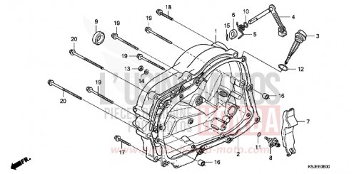 KURBELGEHAEUSEABDECKUNG CRF100FB de 2011