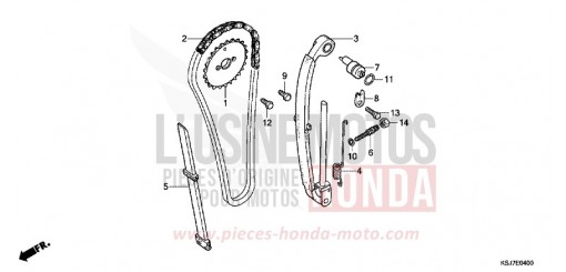 NOCKENWELLENKETTE CRF100FC de 2012