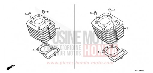 ZYLINDER CRF100FC de 2012