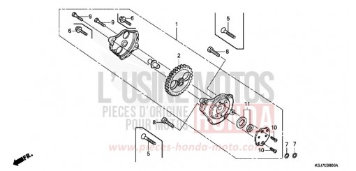 OELPUMPE CRF100FC de 2012