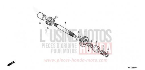 KICKSTARTERSPINDEL CRF100FC de 2012