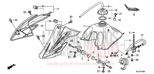 KRAFTSTOFFTANK CRF100FC de 2012