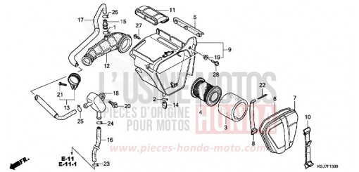 LUFTFILTER CRF100FD de 2013