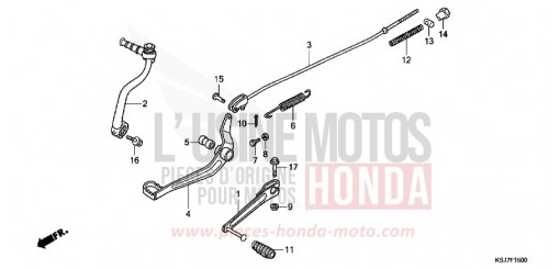 PEDAL CRF100FD de 2013