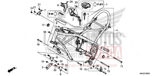 RAHMENKOERPER CMX500AP de 2023