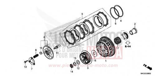 KUPPLUNG CMX500AP de 2023