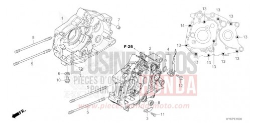 KURBELGEHAEUSE CRF110FS de 2025